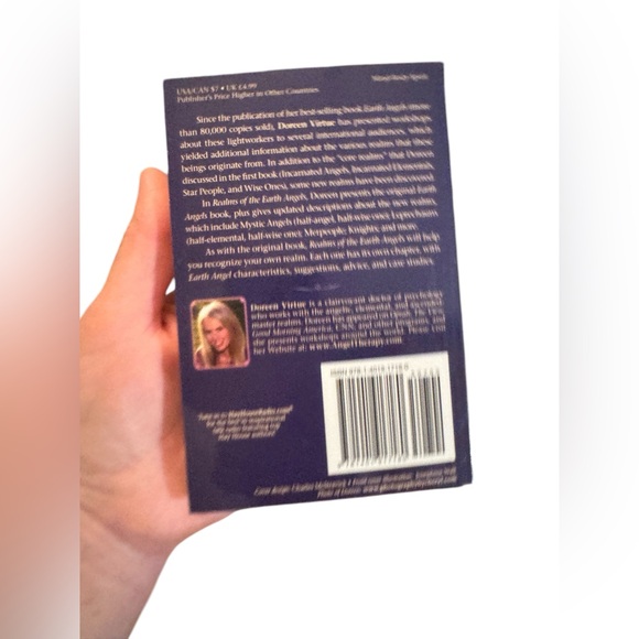 Doreen Virtue Realms of the Earth Angels Book OOP Rare HTF Book - Picture 2 of 2